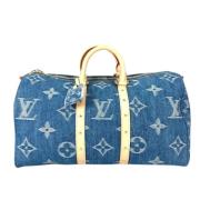 Pre-owned Denim louis-vuitton-tasker