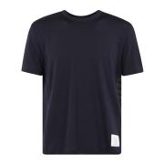 Uld Jersey Kortærmet T-shirt med 4 Bar