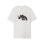 Palms Grafisk Strik T-Shirt Off White