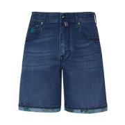 Tahiti Turtles Denim Bermuda Shorts til Mænd