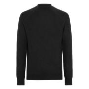 Merino Uld Mock Polo Hals Jumper