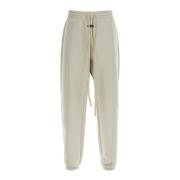 Fleece Jersey Joggers med Elastisk Talje