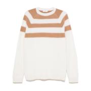 Stribet Uld-Kashmir Sweater