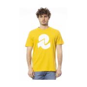 Gul Bomuld Logo Print T-Shirt