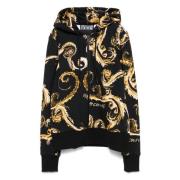 Sort og Guld Fleece Sweatshirt