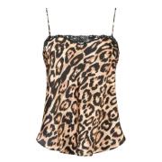 Leopard Silke Blonde Top