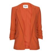 Rød Blazer Diana 3/4 Stil