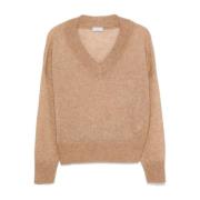 Kamel V-hals sweater