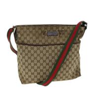 Pre-owned Canvas gucci-tasker