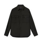 Ulfra-Overshirt i uldblanding