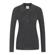 Ribbet Merinould Polo Sweater