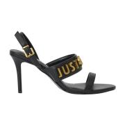 Guld logo sandal