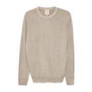 Beige Vasket Crewneck Sweater