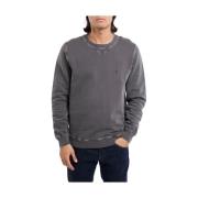 Grå Crewneck Sweater Vasket