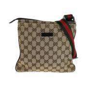 Pre-owned Canvas gucci-tasker