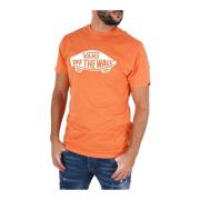 Bomuld Logo TShirt - Orange Print