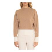 Tofarvet Uld Turtleneck Jumper