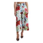 Blomstret Wide-Leg Culottes