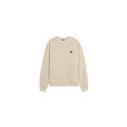 Bomuld Unisex Sweatshirt Sand