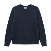 Fleck Wool Round Neck Sweater