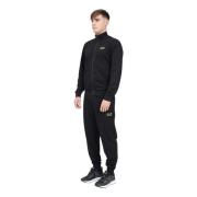 Sort Tracksuit Sæt Minimalistisk Design