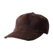 Corduroy 6 Panel Hat med Logo