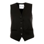 Slim Fit Vest med V-udskæring