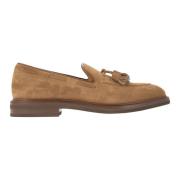 Suede Moccasins med Tassel