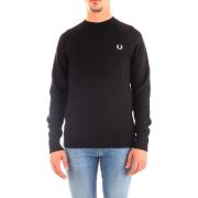 Kontrast Tekstur Rund Hals Pullover