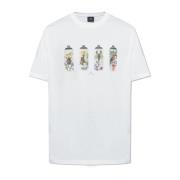 T-shirt med print