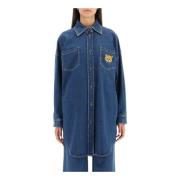 Teddy Bear Denim Overshirt Kvinder