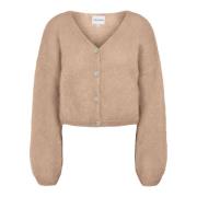 Cropped Mohair Cardigan