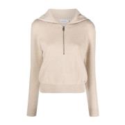 Beige Bomuld Sweaters & Hoodies