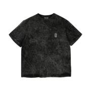 Sort Acid Wash Unisex T-shirt DL10050-D034