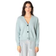 MISTY MINT Cardigan med knaplukning