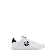 Hvide Nappa Læder Court Sneakers