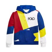 Color Block Sweatshirt med Logo