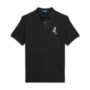 Sort polo skjorte Classic Fit