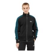 Stribet Track Jacket med Logo Patch