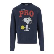 Snoopy Bomuld Crew Neck Sweatshirt Navy