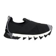 Sort Neopren Lavtop Sneakers