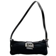 Pre-owned Stof fendi-tasker