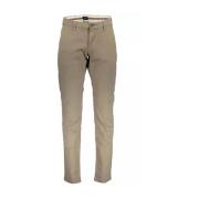 Beige Bomuld Jeans Bukser