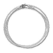 Men's Sterling Silver Wrap-Around Bracelet