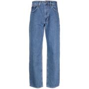 Lys Blå Denim Straight Leg Jeans