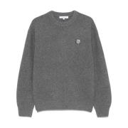 Fed Fox Head Patch Sweater