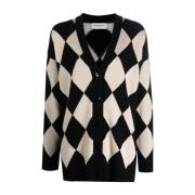 Argyle Strik Cardigan Sweater