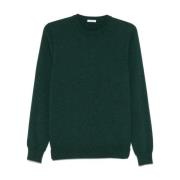 Skovgrøn Cashmere Rund Hals Sweater