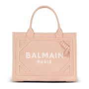 Lille B-Army tote bag i ruskind