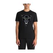 Sort Panther Print T-shirt